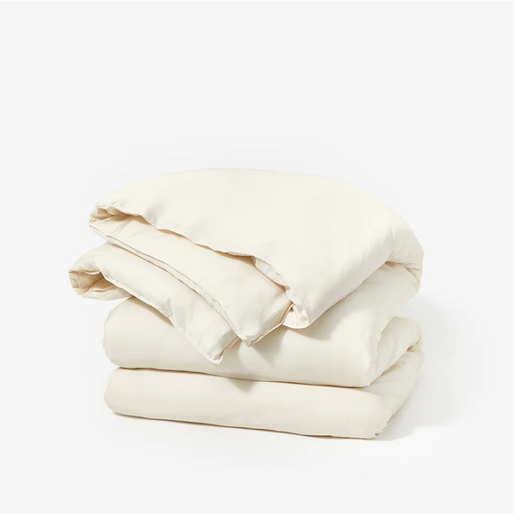 NEW! Buffy Breeze Eucalyptus Duvet Cover Full/Queen Size Cream $139 msrp I3-1 - Picture 1 of 8